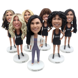 team gifts custom bobbleheads for basketball dance team