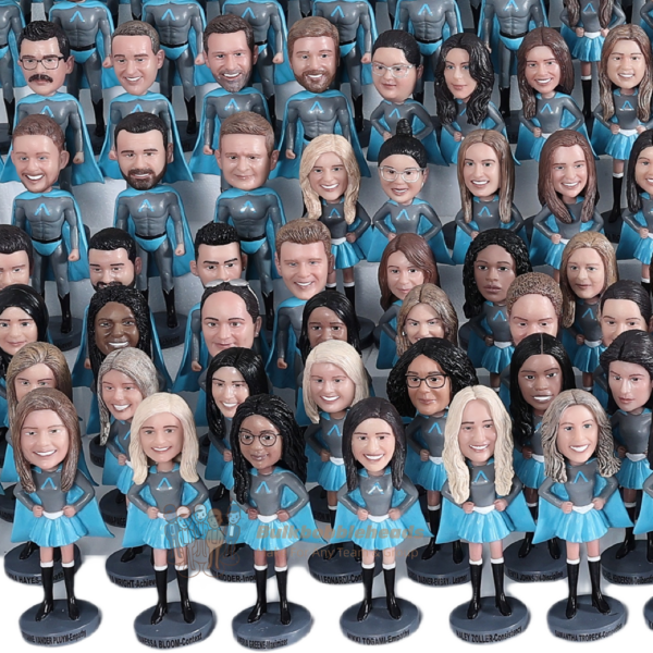 Team bobbleheads custom superhero bobbleheads gifts for Company employee coworkers - Image 3