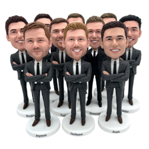 groomsmen gifts custom bobbleheads for groomsmen