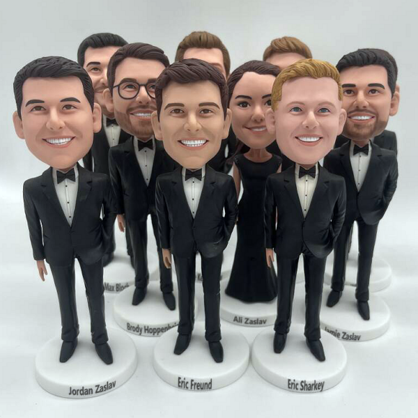 Groomsmen Gifts Turn your groomsmen into bobbleheads, cool groomsman gifts - Image 3