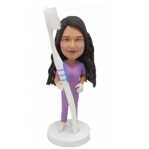 female dentist bobbleheads custom gifts for dentist