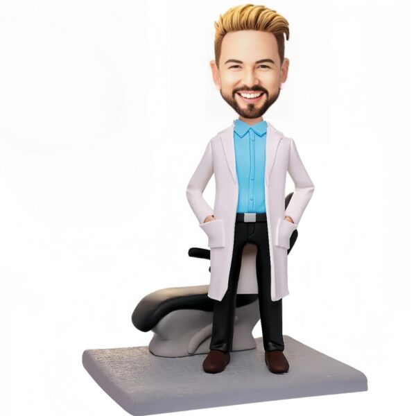 dentist bobbleheads with dental chair custom gifts for dentist