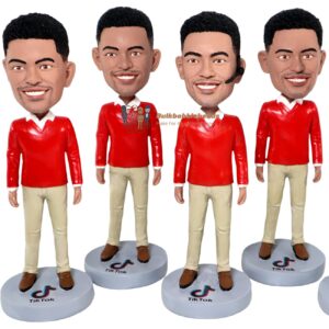 Bulk Bobbleheads For Team Member, Tiktok Team Bobbleheads Figurines With Logo