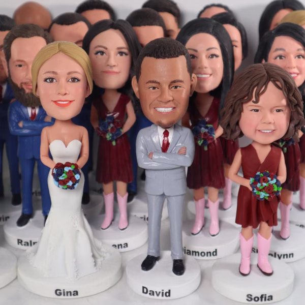 Groomsmen Gifts Turn Your Groomsmen Into Bobbleheads, Custom Wedding Gift - Image 9