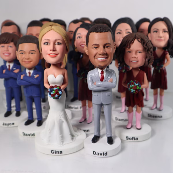Groomsmen Gifts Turn Your Groomsmen Into Bobbleheads, Custom Wedding Gift - Image 8