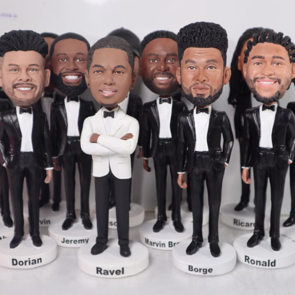 groomsmen gifts custom bobbleheads for wedding party