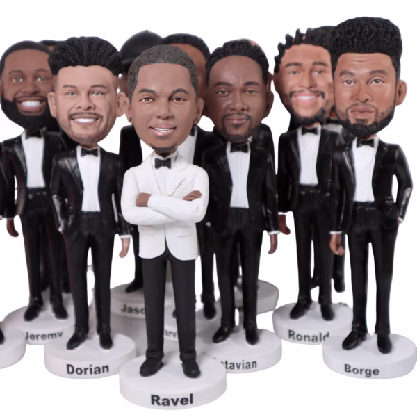 groomsmen gifts custom bobbleheads for wedding party