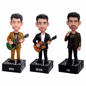 Bulk Bobbleheads Personalized Nick Joe and Kevin Jonas' Brother Singer Bobbleheads