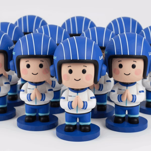Custom mascot bobbleheads - personalized cartoon mascot dolls for brand promotion