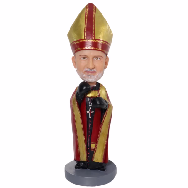 Bishop bobbleheads wholesale personalized bishop bobbleheads from your own photo