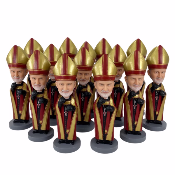 Bishop bobbleheads wholesale personalized bishop bobbleheads from your own photo