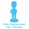 Fully Customized Bobbleheada Head To Toe Personalized Bobble heads For 1 Person