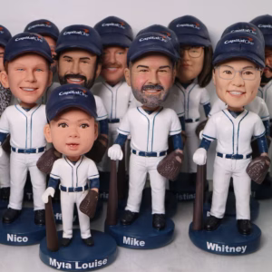 Baseball Team Bobbleheads - Custom Bobbleheads for baseball team, hockey team, sports figurines