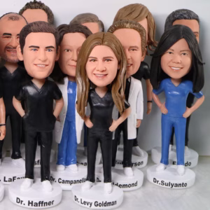 Custom Bobbleheads For Doctor Doctoress, Custom Doctor Bobbleheads For Co-workers