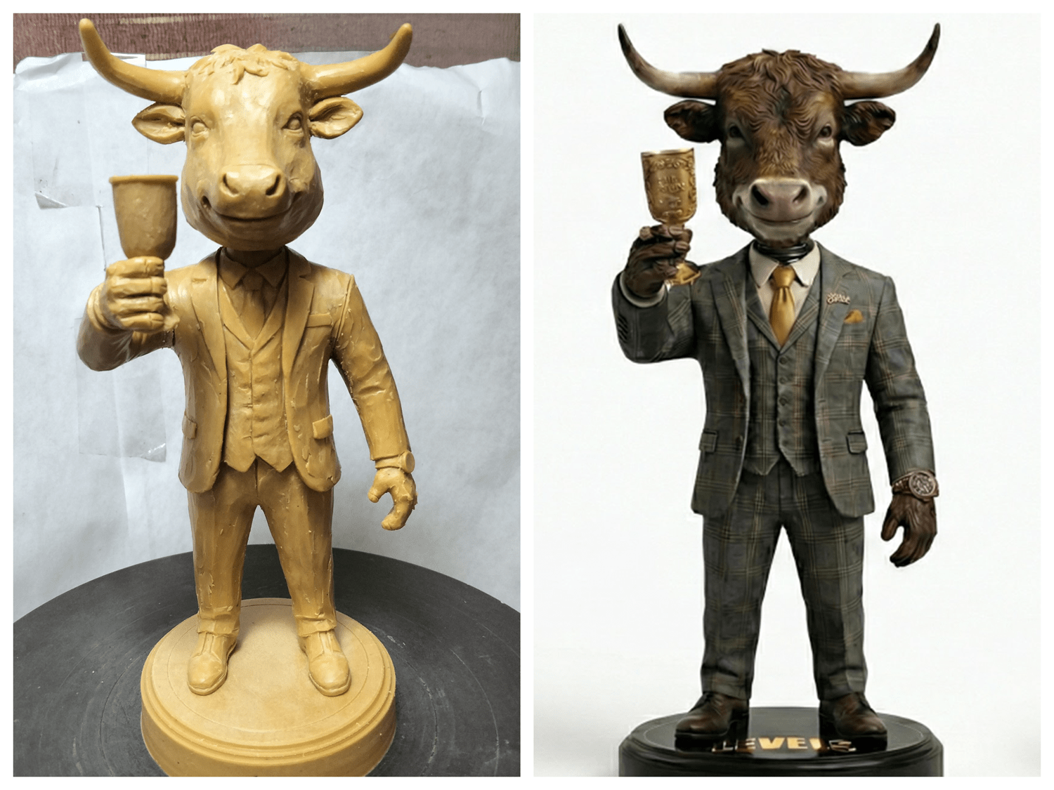 custom brand mascot bobbleheads from photo