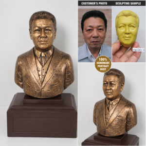 custom portrait busts Corporate Founder busts