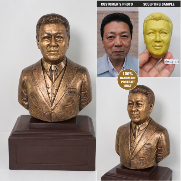 custom portrait busts Corporate Founder busts