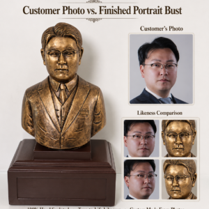 custom portrait busts Corporate Founder busts