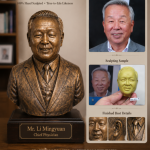 custom portrait busts Corporate Founder busts