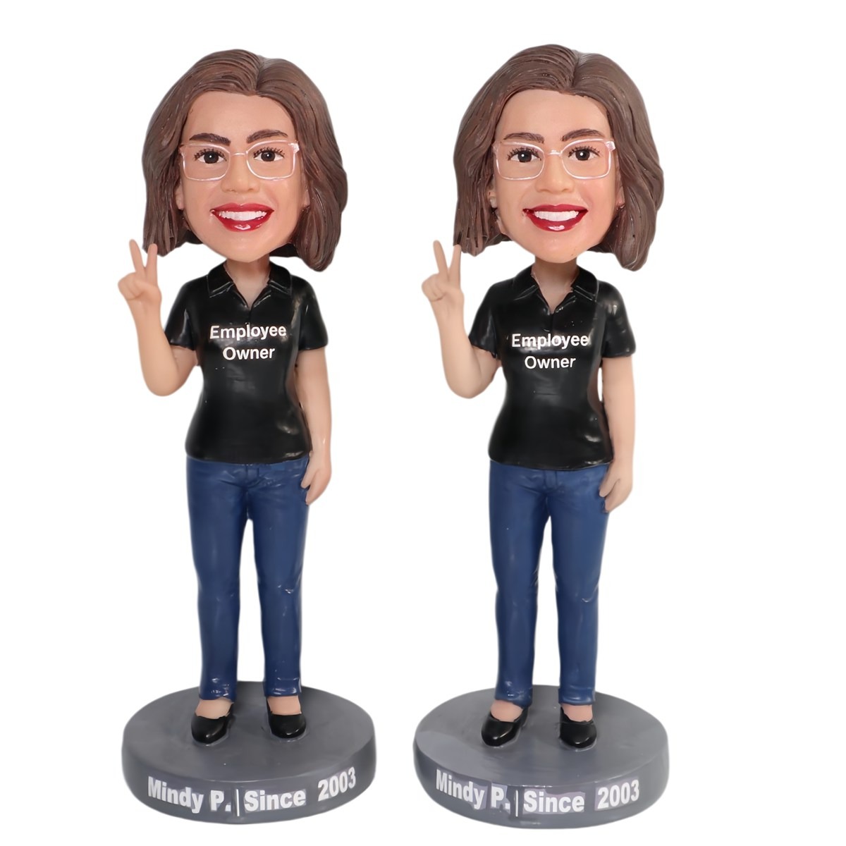 Custom Team Bobbleheads – Personalized Employee Recognition Gifts & Work Anniversary Awards