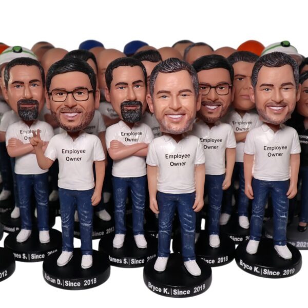 Custom Team Bobbleheads – Personalized Employee Recognition Gifts & Work Anniversary Awards