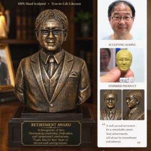 Custom Retirement Busts from Photo
