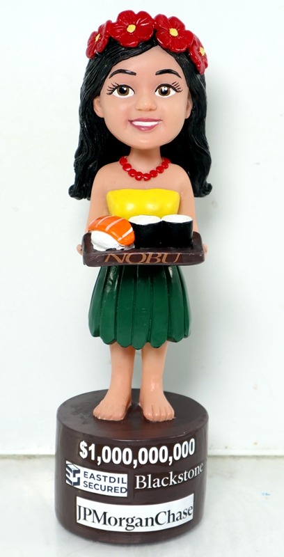 First hand-painted resin bobblehead sample approved by the customer