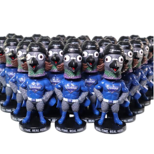 Custom Pigeon Mascot Bobbleheads for Hockey Brands