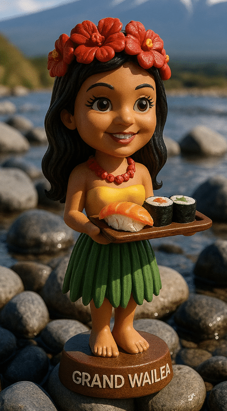 Customer-provided custom bobblehead concept design